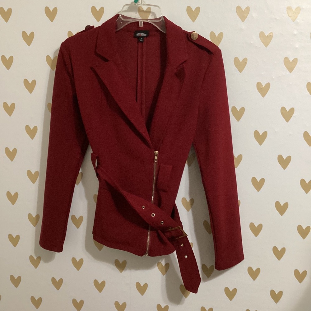 Red Fashion Magazine Jacket